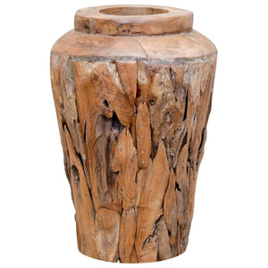 Vaso Decorativo 40x60 cm in Legno Massello di Teak cod mxl 15182