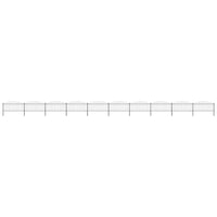 Recinzione Giardino Punta Lancia (0,5-0,75)x17m Acciaio Nera