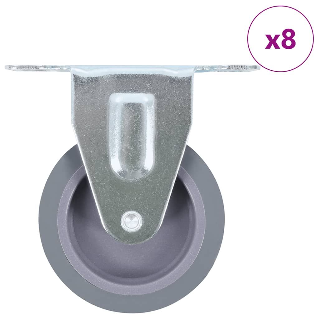 Rotelle Fisse 8 pz 75 mm cod mxl 64190