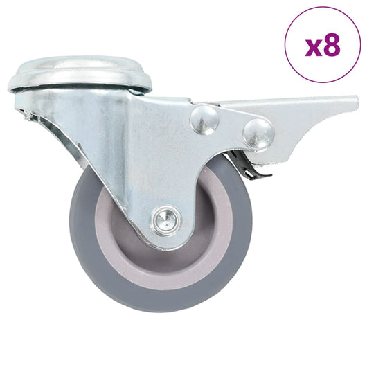 Ruote Girevoli con Foro per Bullone 8 pz 50 mm cod mxl 71247