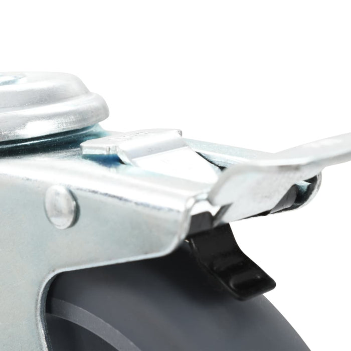 Ruote Girevoli con Foro per Bullone 12 pz 125 mm 277897