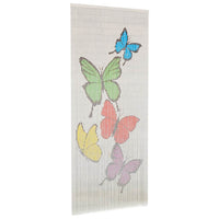 Tenda Antimosche per Porte in Bambù 90x200 cm 45738