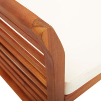 Panca da giardino mobile da giardino per esterni terrazza a 2 posti con cuscino 120 cm in legno massello di acacia 02_0011285