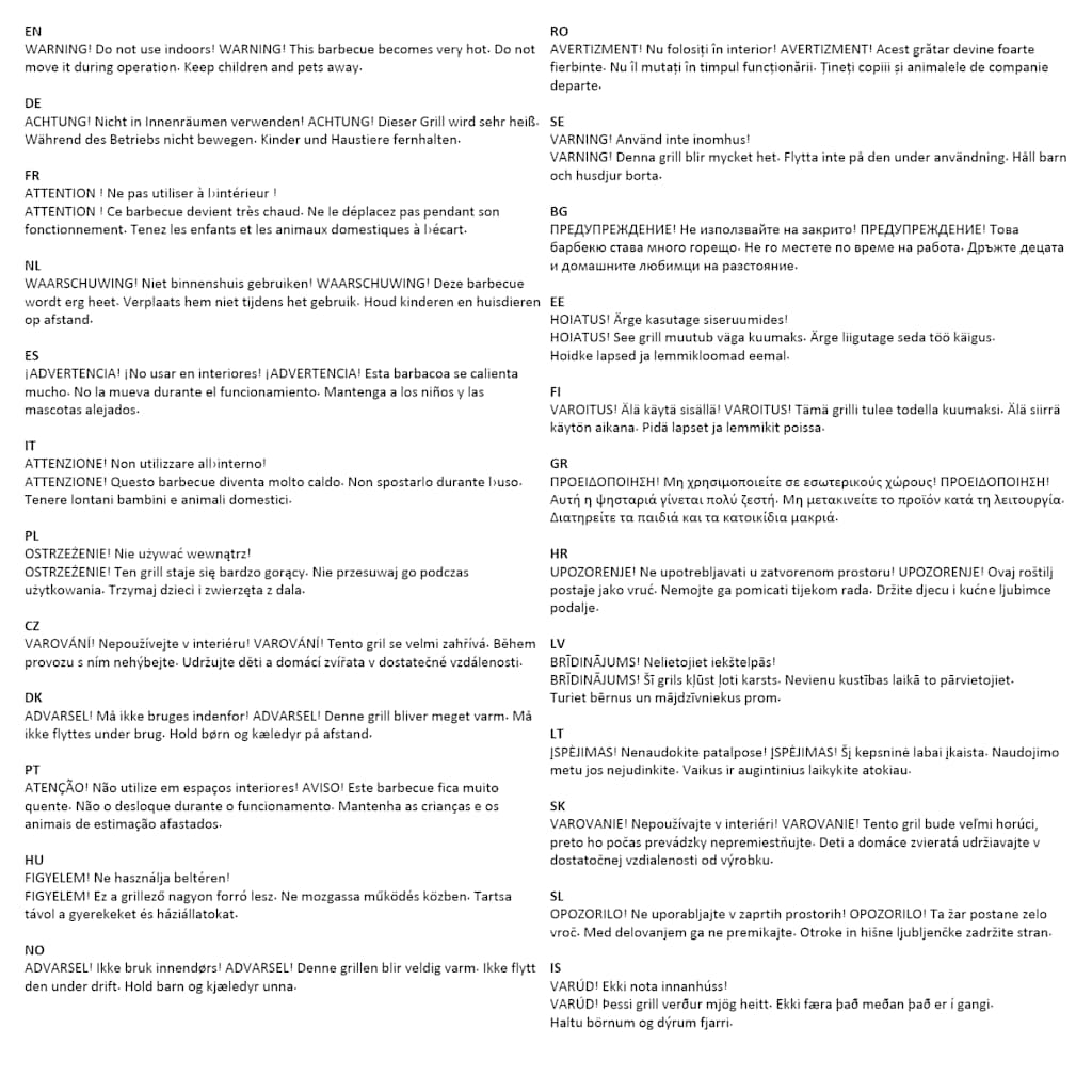 Griglia Barbecue da Campeggio Portatile 60x22,5x33cm 46610