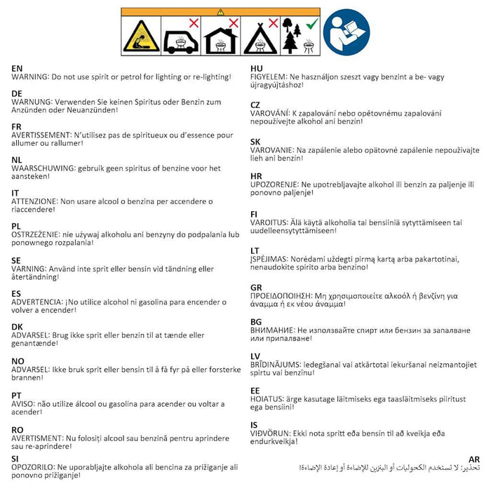 Barbecue a Carbone Kettle Portatile XXL con Ruote 44 cm 46611