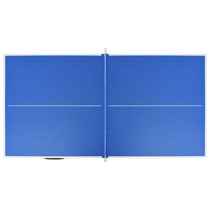 Tavolo da Ping Pong 5 Piedi con Rete 152x76x66 cm Blu 91946