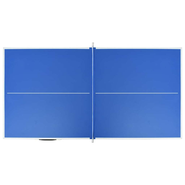 Tavolo da Ping Pong 5 Piedi con Rete 152x76x66 cm Blu 91946