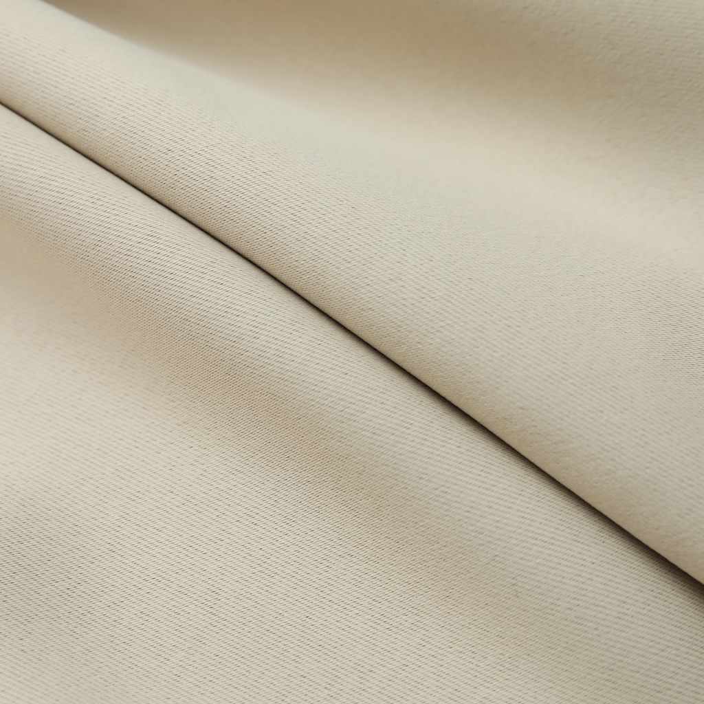 Tende Oscuranti con Ganci 2 pz Beige 140x225 cm cod mxl 76028
