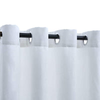 Tende Oscuranti con Anelli in Metallo 2 pz Avorio 140x225 cm cod mxl 69374