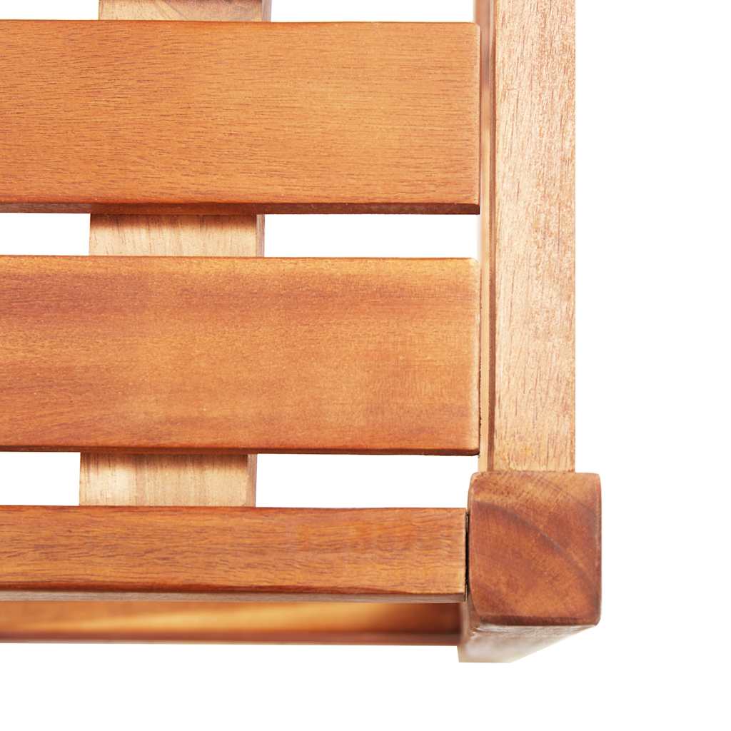 Sedie da Bar 2 pz in Legno Massello di Acacia cod mxl 76960