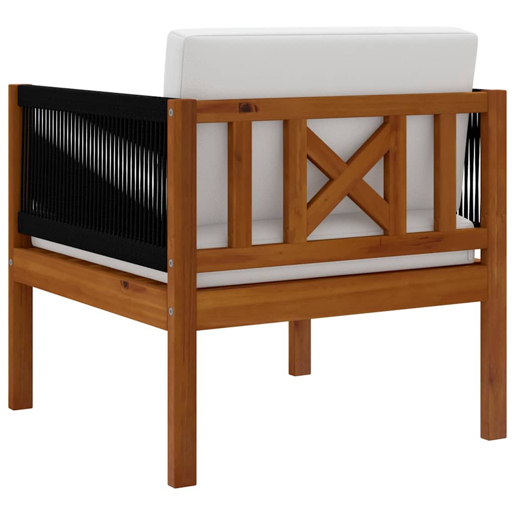 Sedie da Giardino 2 pz in Legno Massello d'Acacia 46342