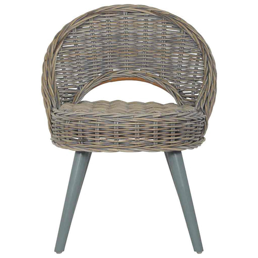 Poltrona in Rattan Kubu Grigio 285230