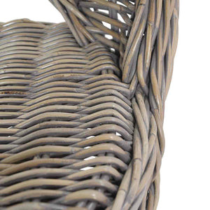 Poltrona in Rattan Kubu Grigio 285230