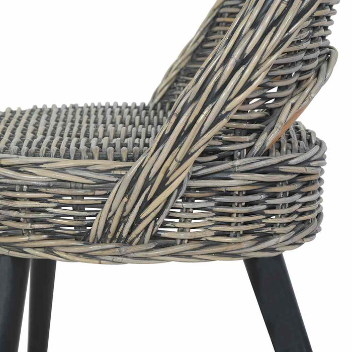 Poltrona in Rattan Kubu Nero 285231