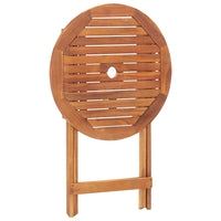 Tavolo da Giardino Pieghevole 60x75 cm in Massello d'Acacia cod mxl 52735