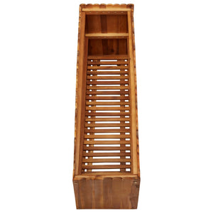 Letto Rialzato da Giardino 100x30x50 cm in Massello di Acacia