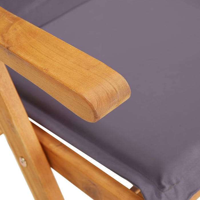 Sedie Reclinabili da Giardino 2 pz Massello di Acacia Marrone  cod mxl 7137