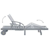 Sdraio sedia a sdraio prendisole lettino da giardino terrazza mobili da esterno legno massello di acacia grigio 02_0012776