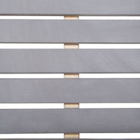 Set da Pranzo da Giardino 5 pz Grigio Legno Massello di Acacia 45940