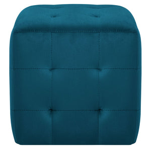 Pouf 2 pz Blu 30x30x30 cm in Vellutocod mxl 93698
