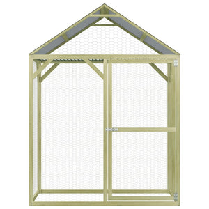 Pollaio 1,5x1,5x2 m in Legno di Pino Impregnato 278399