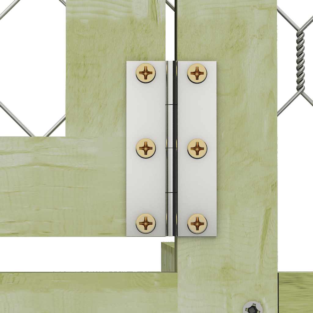 Pollaio 1,5x1,5x2 m in Legno di Pino Impregnato 278399