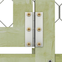 Pollaio 1,5x1,5x2 m in Legno di Pino Impregnato 278399