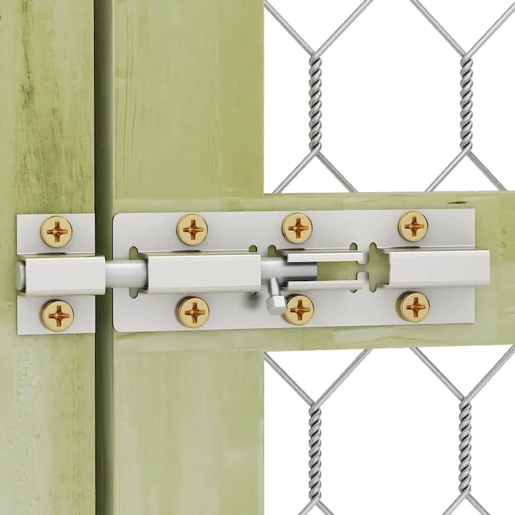 Pollaio 1,5x1,5x2 m in Legno di Pino Impregnato 278399