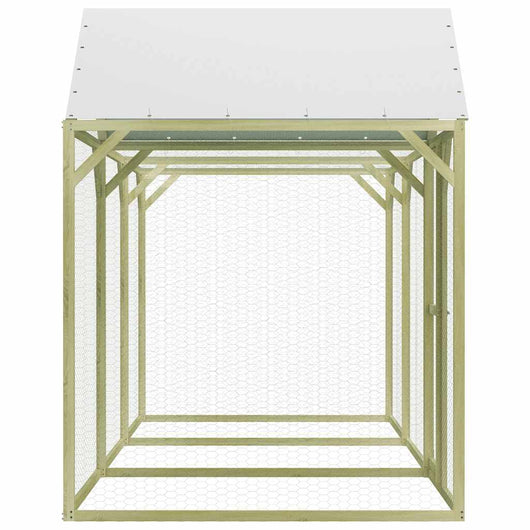 Pollaio 4,5x1,5x2 m in Legno di Pino Impregnato 278401