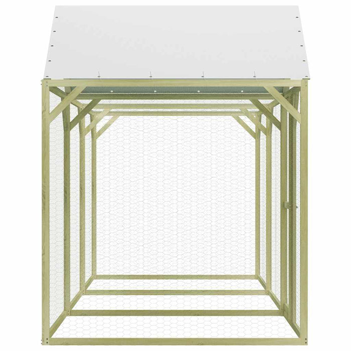 Pollaio 4,5x1,5x2 m in Legno di Pino Impregnato 278401