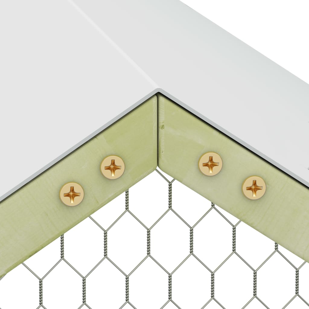 Pollaio 4,5x1,5x2 m in Legno di Pino Impregnato cod mxl 53744