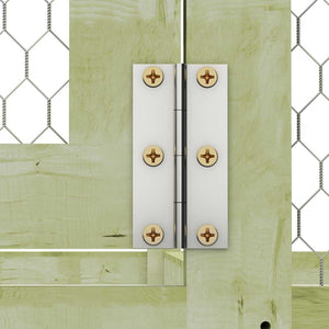 Pollaio 4,5x1,5x2 m in Legno di Pino Impregnato 278401