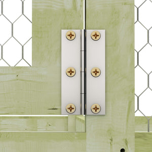 Pollaio 6x1,5x2 m in Legno di Pino Impregnato 278402