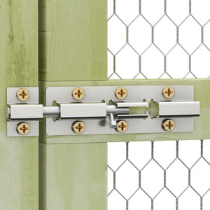 Pollaio 6x1,5x2 m in Legno di Pino Impregnato 278402