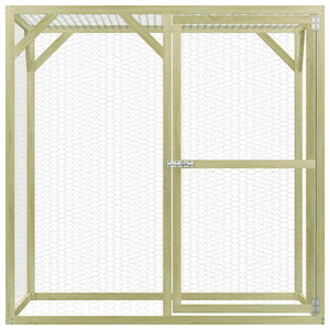 Pollaio 1,5x1,5x1,5 m in Legno di Pino Impregnato 278403