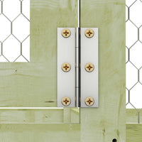 Pollaio 1,5x1,5x1,5 m in Legno di Pino Impregnato 278403