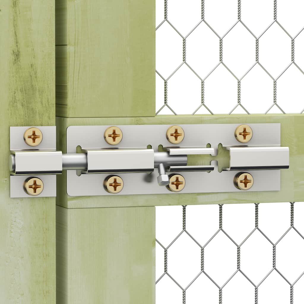 Pollaio 1,5x1,5x1,5 m in Legno di Pino Impregnato 278403