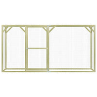 Pollaio 1,5x3x1,5 m in Legno di Pino Impregnato 278404