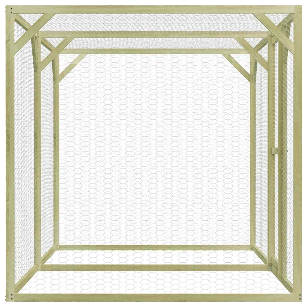 Pollaio 1,5x3x1,5 m in Legno di Pino Impregnato 278404