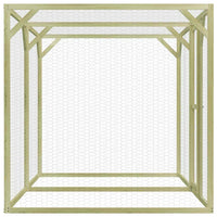 Pollaio 1,5x3x1,5 m in Legno di Pino Impregnato 278404