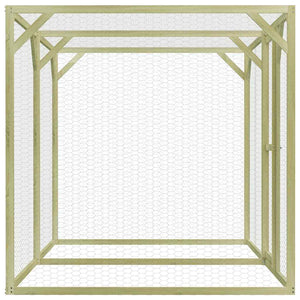 Pollaio 1,5x3x1,5 m in Legno di Pino Impregnato 278404