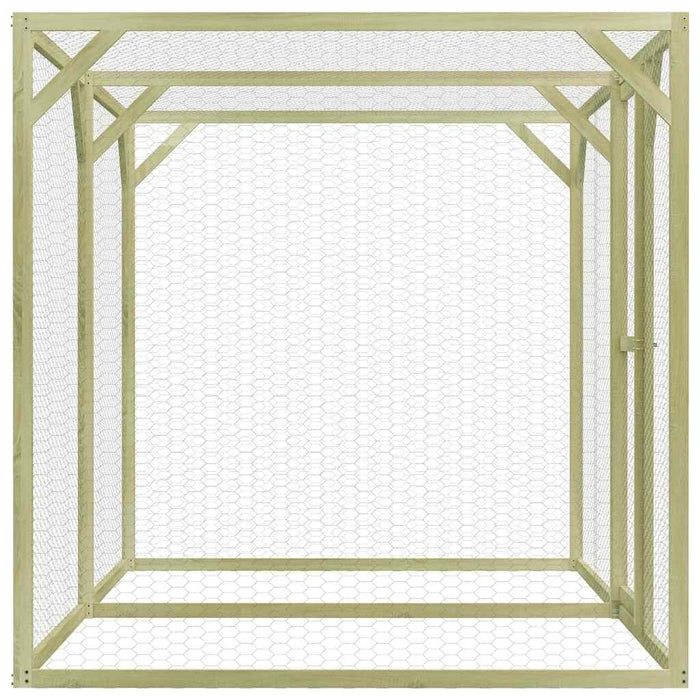 Pollaio 1,5x3x1,5 m in Legno di Pino Impregnato 278404