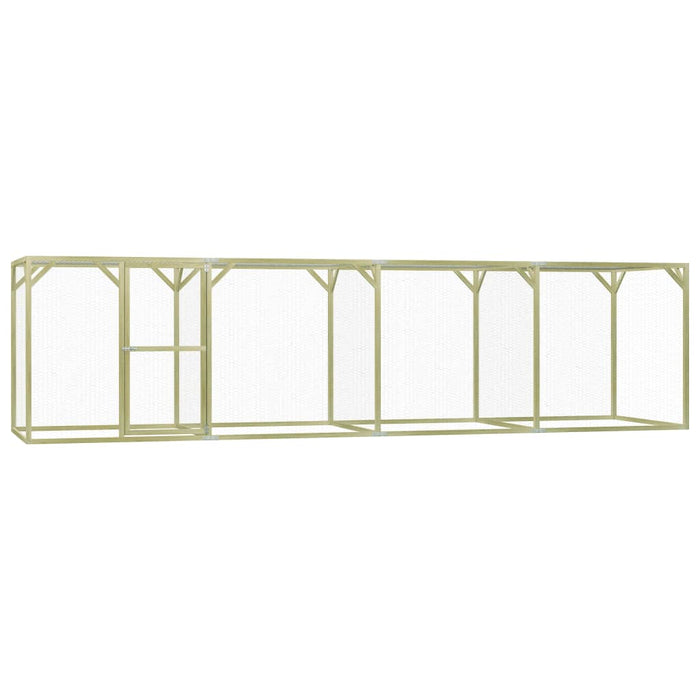 Pollaio 1,5 x 6 x 1,5 m legno di pino impregnato 02_0001664