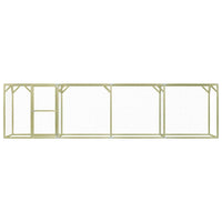 Pollaio 1,5x6x1,5 m in Legno di Pino Impregnato cod mxl 44776