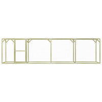 Pollaio 1,5x6x1,5 m in Legno di Pino Impregnato 278405