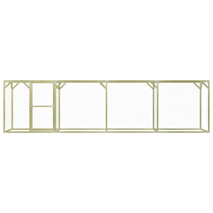 Pollaio 1,5x6x1,5 m in Legno di Pino Impregnato 278405