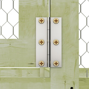 Pollaio 1,5x6x1,5 m in Legno di Pino Impregnato cod mxl 44776