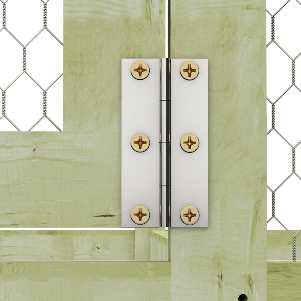 Pollaio 1,5x6x1,5 m in Legno di Pino Impregnato 278405