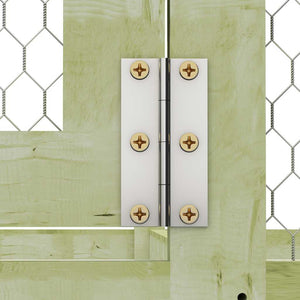 Pollaio 1,5x6x1,5 m in Legno di Pino Impregnato 278405