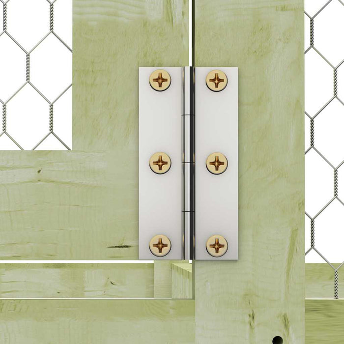 Pollaio 1,5x6x1,5 m in Legno di Pino Impregnato 278405